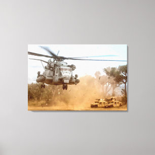 Lienzo ESTALLION SUPER CH-53E 24x36
