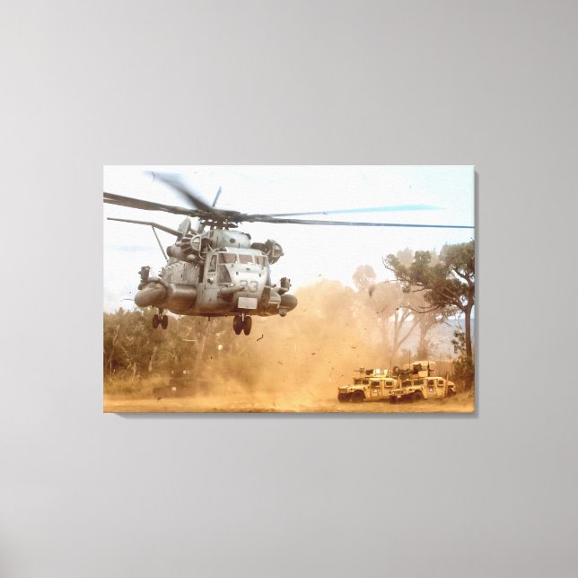 Lienzo ESTALLION SUPER CH-53E 24x36 (Anverso)