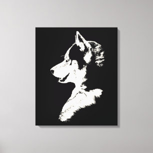Lienzo Estampa de cachorro husky Siberian Husky Canvas Pr