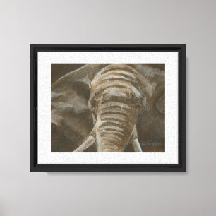 Lienzo Estampa de Elefante