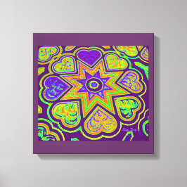 Lienzo Estampa de panel 'Hearts Full of Love' (Brights)(P