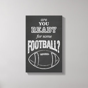 Lienzo ¿estás listo para un poco de fútbol?