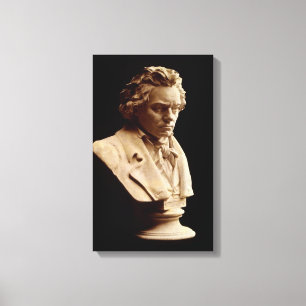 Lienzo Estatua de Beethoven bust