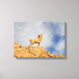 Lienzo Estatua de cabra de Túnez