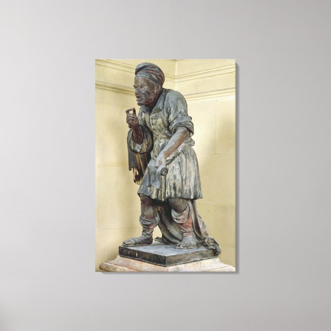 Lienzo Estatua de Esopo (Anverso)