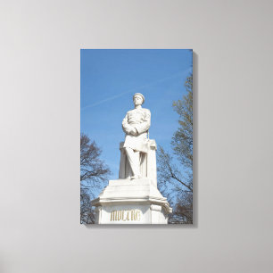 Lienzo Estatua de Helmuth von Moltke en Berlín