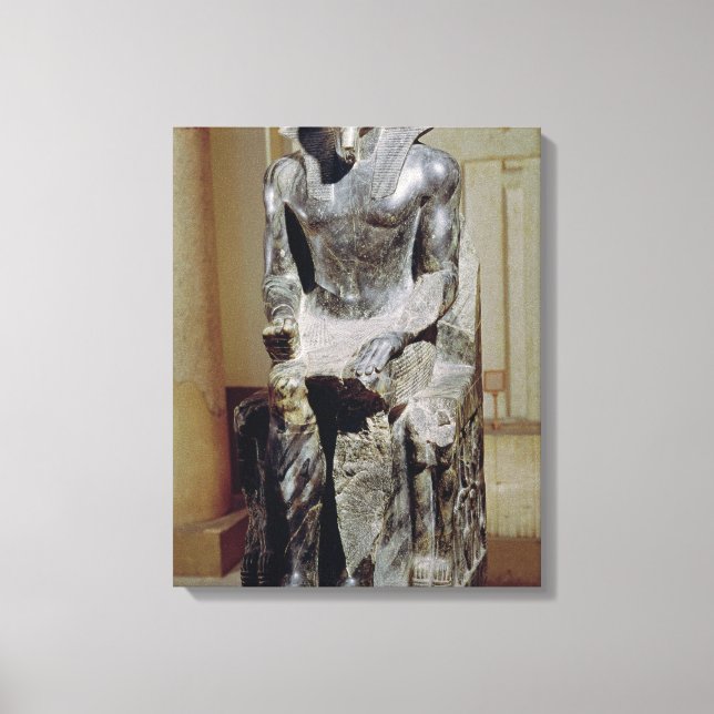 Lienzo Estatua de Khafre (Anverso)