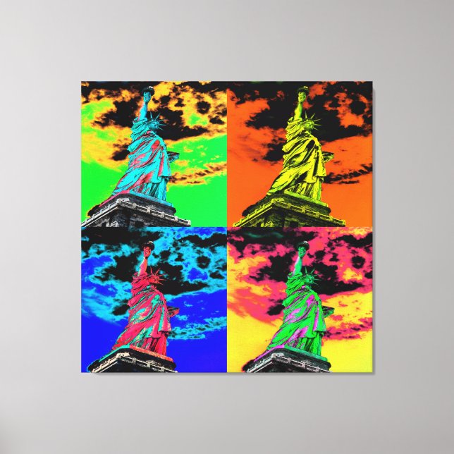 Lienzo Estatua de la Libertad (Anverso)