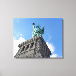 LIENZO ESTATUA DE LA LIBERTAD DE DEBAJO ENVUELTO