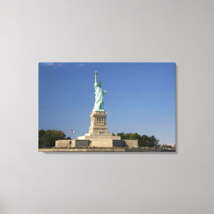 Lienzo Estatua de la libertad en la isla de la libertad