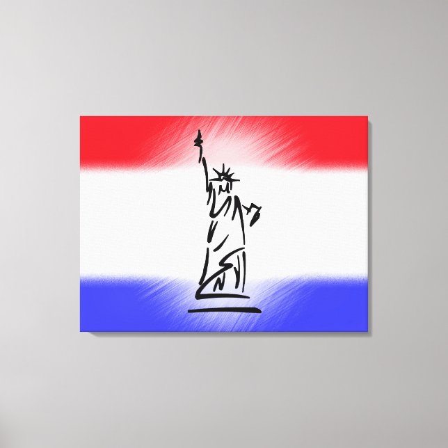 Lienzo Estatua de la Libertad Nueva York (Anverso)