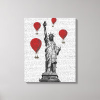 Estatua de la Libertad y Globos de Aire Caliente R