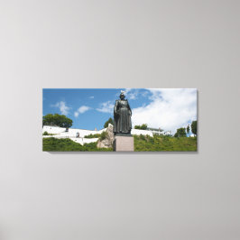 Lienzo Estatua de la marqueta, isla de Mackinac, Michigan