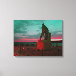 LIENZO ESTATUA DEL PESCADOR DE GLOUCESTER ENVUELTA