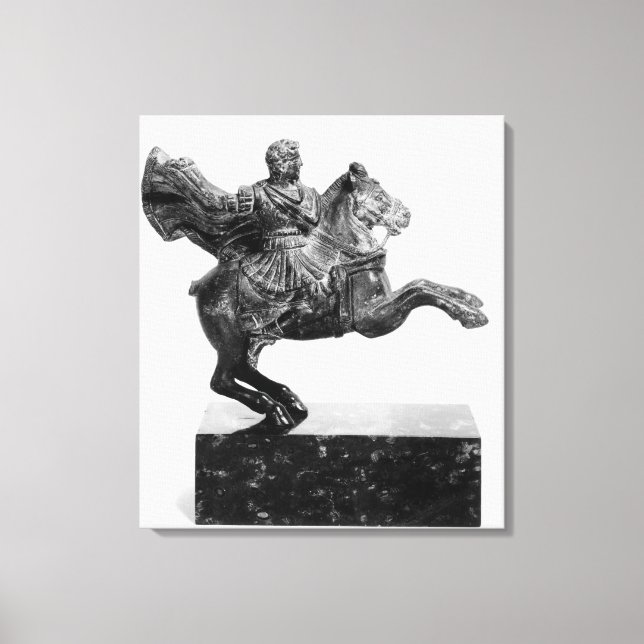 Lienzo Estatua ecuestre de Alejandro Magno (Anverso)