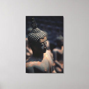 Lienzo Estatuas de Buda de fábrica