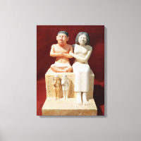 Estatuilla del enano Seneb y su familia