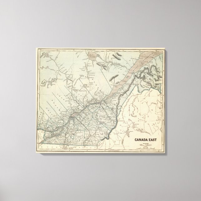 Lienzo Este de Canadá (Anverso)