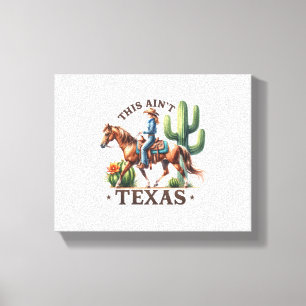 Lienzo Este no es el caballo de gallina de Texas