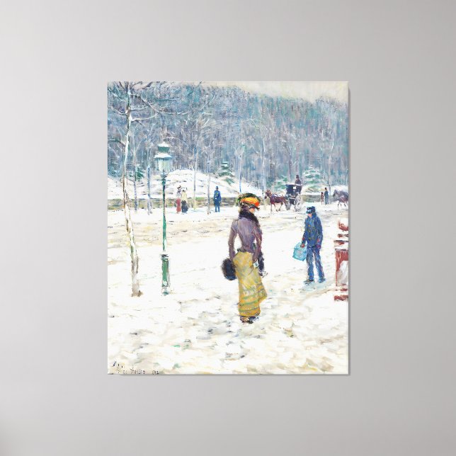 Lienzo Estilo artístico de Childe Hassam (Anverso)