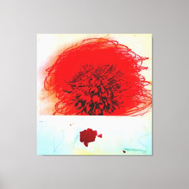 Lienzo estilo artístico de Cy Twombly (Anverso)