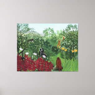 Lienzo Estilo artístico de Henri Rousseau