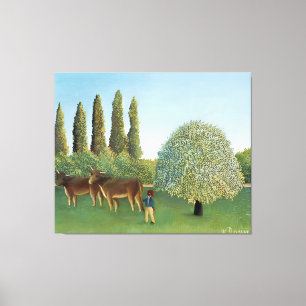 Lienzo estilo artístico de Henri Rousseau