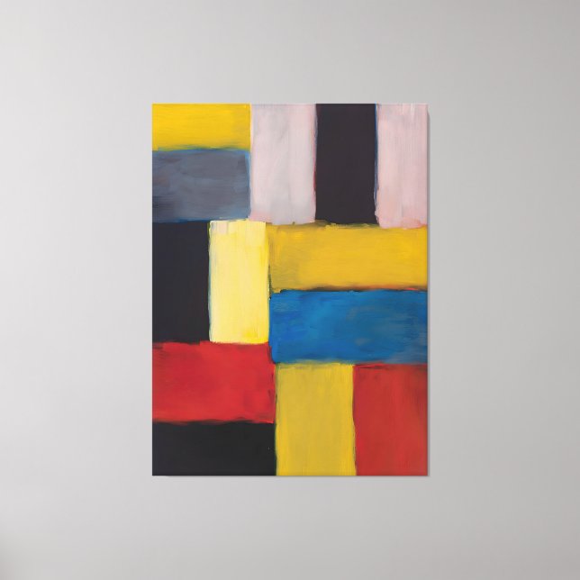 Lienzo Estilo artístico de Mark Rothko (Anverso)
