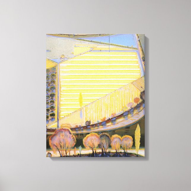 Lienzo estilo artístico de Wayne Thiebaud (Anverso)