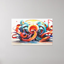 Lienzo Estilo caligráfico