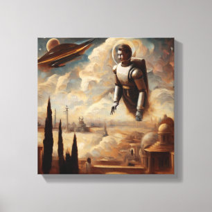 Lienzo Estilo de Maestros Italianos de SF