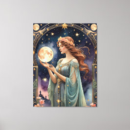 Lienzo estilo de pintura tarot de juicio original