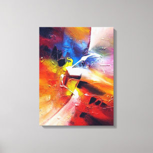 Lienzo Estilo expresionista abstracto contemporáneo