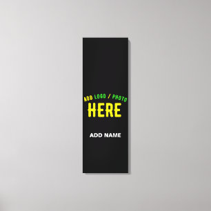 LIENZO ESTILOSO MODERNO PERSONALIZABLE NEGRO MARCA VERIFI