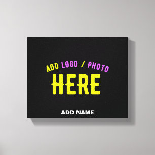 LIENZO ESTILOSO MODERNO PERSONALIZABLE NEGRO MARCADO VERI