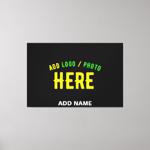 LIENZO ESTILOSO MODERNO PERSONALIZABLE NEGRO VERIFICADO D