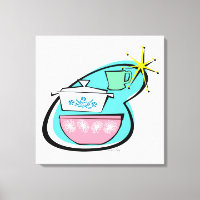 Lienzo estirado de diseño de software de cocina at