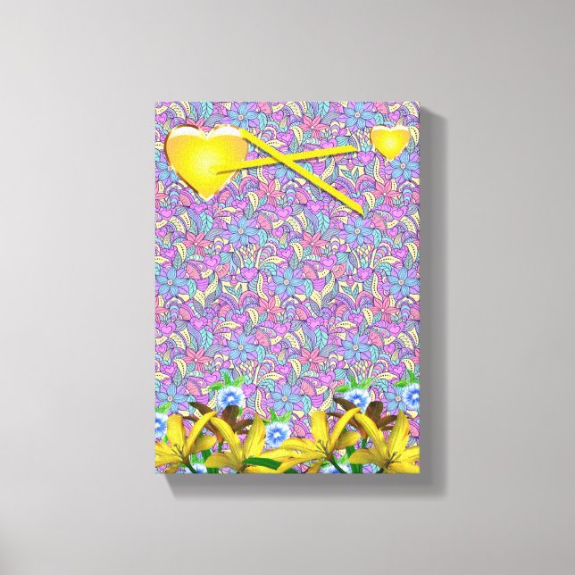 Lienzo estirado Imprimir lienzo del Día de la Madr (Anverso)