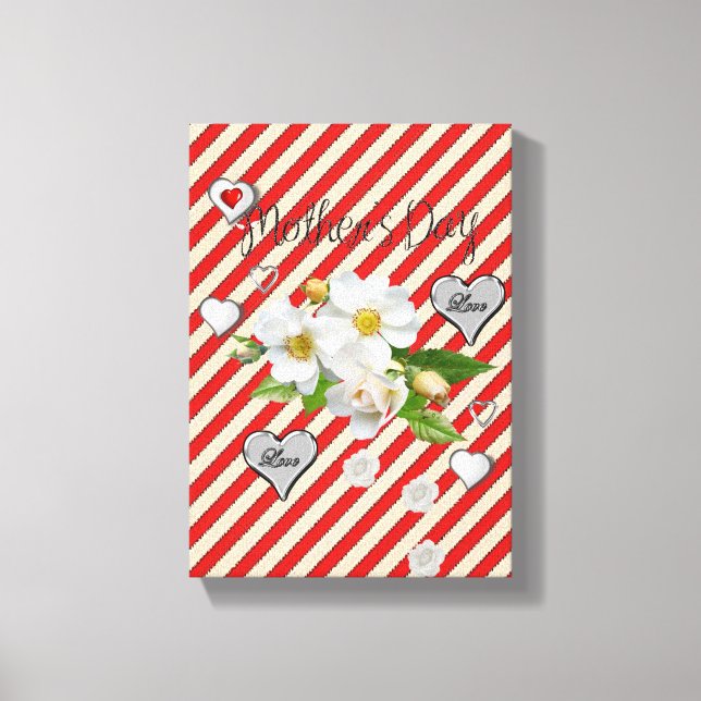 Lienzo estirado Imprimir lienzo del Día de la Madr (Anverso)