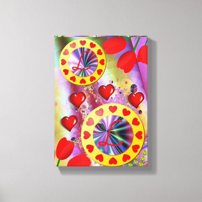 Lienzo estirado Imprimir lienzo del Día de la Madr (Anverso)