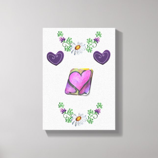 Lienzo estirado Imprimir lienzo del Día de la Madr (Anverso)