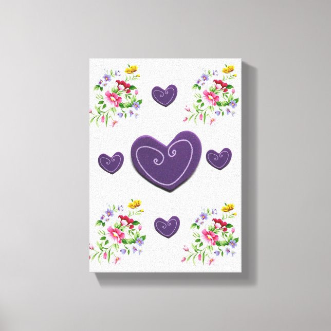 Lienzo estirado Imprimir lienzo del Día de la Madr (Anverso)