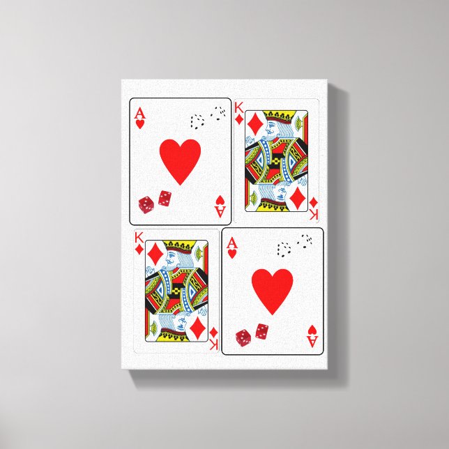 Lienzo estirado Imprimir lienzo para el día del pa (Anverso)