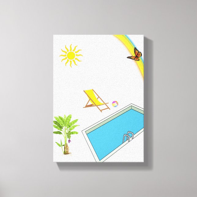 Lienzo estirado Imprimir lienzo para el día del pa (Anverso)