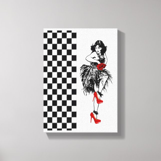 Lienzo estirado Imprimir lienzo para el día del pa (Anverso)