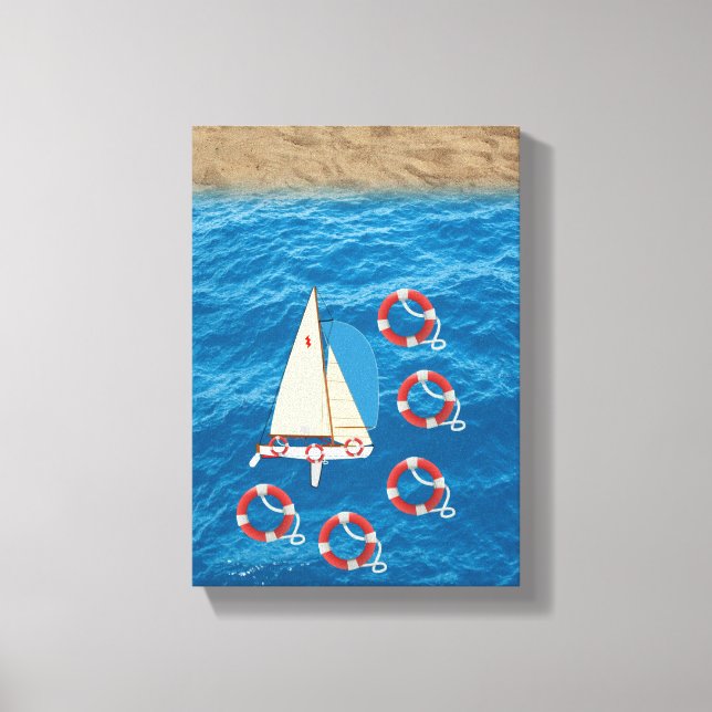 Lienzo estirado Imprimir lienzo para el día del pa (Anverso)