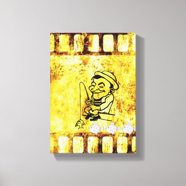 Lienzo estirado Imprimir lienzo para el día del pa (Anverso)