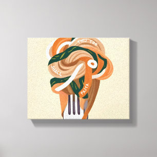 Lienzo Esto también debe ser pasta