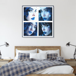 Lienzo Estos Ojos Azules 
