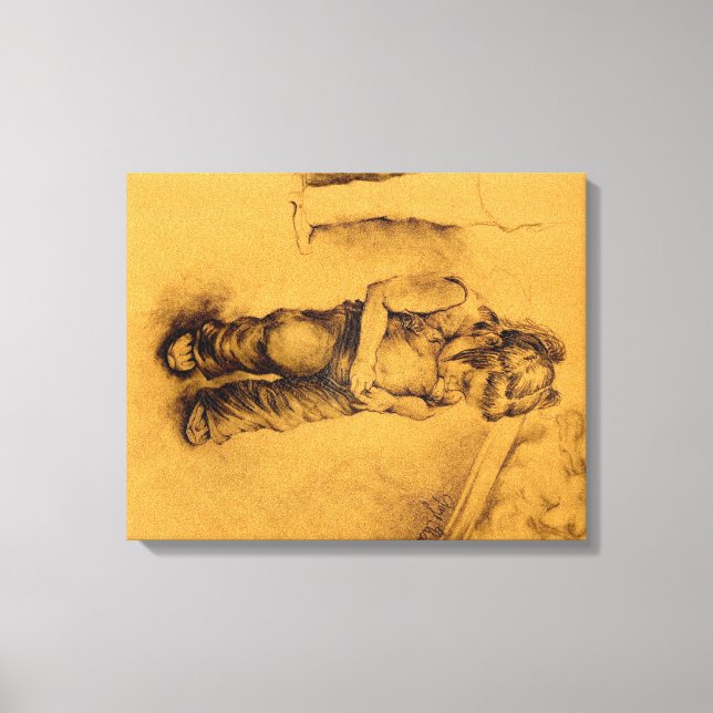 Lienzo Estoy perdido (Anverso)